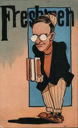 Freshmen Caricature Postcard