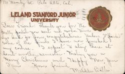 Leland Stanford Junior University Postcard