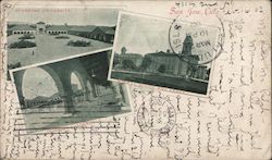 San Jose and Stanford University California Postcard