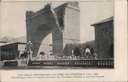 The Great Earthquake and Fire Postcard
