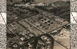 Stanford University Aerial View California Postcard Postcard Postcard