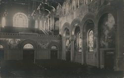 Interior of Chapel, Stanford University Postcard