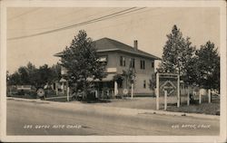 Los Gatos Auto Camp Postcard