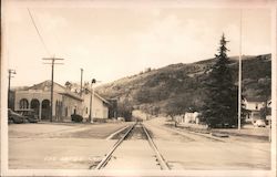 Railroad at Los Gatos, California Postcard Postcard Postcard