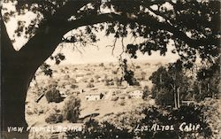 View from El Retiro - Jesuit Retreat Center Los Altos, CA Postcard Postcard Postcard