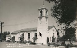 St. Nicholas Catholic Church Los Altos, CA Laws Postcard Postcard Postcard