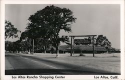 Los Altos Rancho Shopping Center Postcard