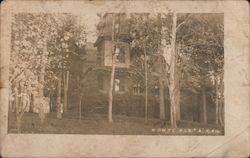 A House in the Woods Postcard