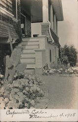 Steps to a House Postcard