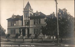 Grammar School Campbell, CA Postcard Postcard Postcard