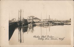 Chicken Shell Dredger Ortley Bros. Alviso, CA Postcard Postcard Postcard