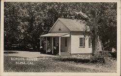 School House Postcard