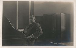 Agnew State Hospital George Buckingham Waterhouse at Desk Postcard