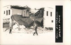 After Earthquake Walnut Park California Postcard Postcard Postcard