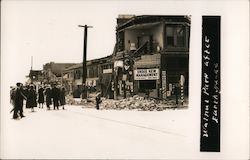 A Drug Store After the Earthquake Postcard