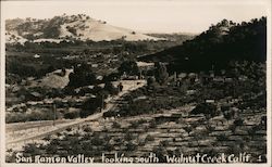 San Ramon Valley Looking South Walnut Creek, CA Postcard Postcard Postcard