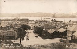 Parking at Vallejo Navy Yard Postcard