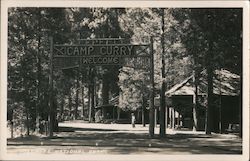Camp Curry Entrance - Yosemite National Park Postcard