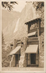 The Ahwahnee and Yosemite Falls Postcard