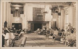 The Rhwahnee Lounge Room Postcard
