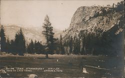 Lovers Leap Strawberry Valley on Road to Lake Tahoe Postcard