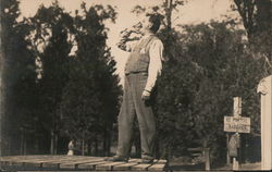 Yosemite "Stentor" David Curry Welcoming Visitors Postcard