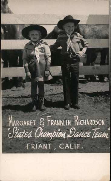 Margaret and Franklin Richardson States Champion Dance Team Friant California