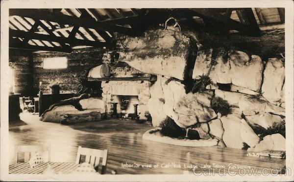 Interior view of Cal-Nev Lodge Lake Tahoe California