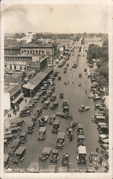 Ness Ave Looking North Fresno California
