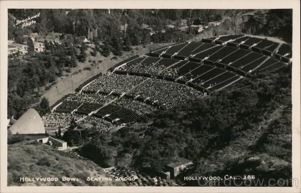 Hollywood Bowl, Seating 20,000 California