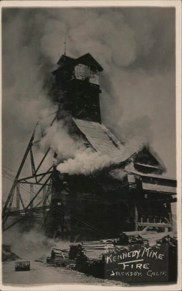 Kenned Mine Fire Jackson California