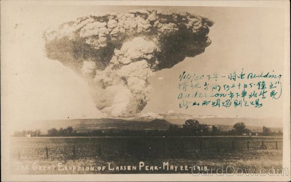 The Great Explosion of Lassen Peak in 1915 Mt. Lassen California