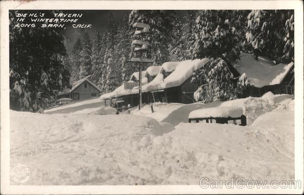 Diehl's Tavern in wintertime Long Barn California