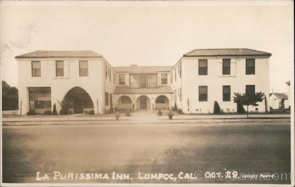 La Purissima Inn Oct. 1929 Lompoc California Dakes Photo