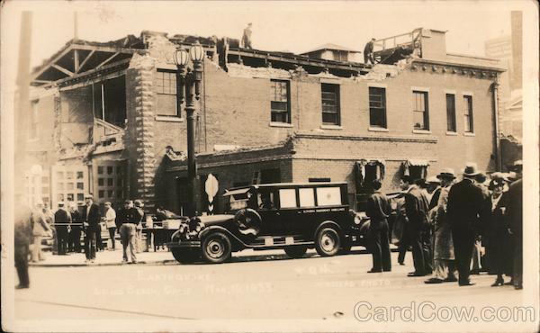 Destruction after Long Beach Earthquake, 1933 California