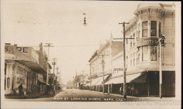 Main St. Looking North Napa California