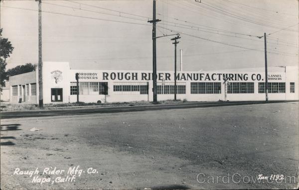 Rough Rider Mfg. Co. Napa California
