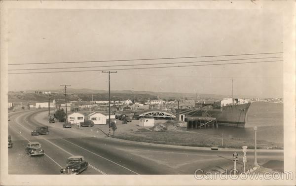 Newport Beach. Ship at dock. California