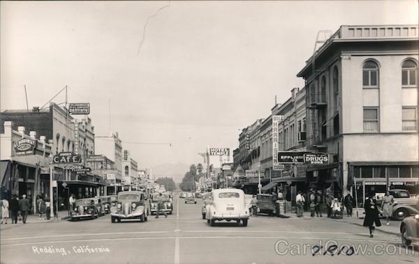 Street Scene Redding California