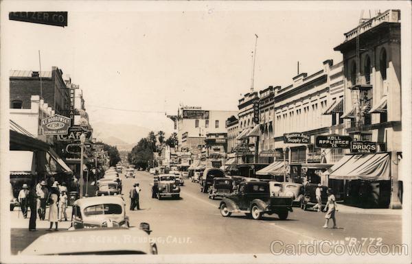 Street Scene Redding California
