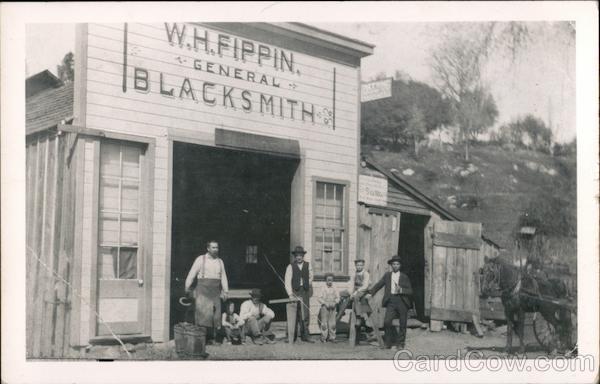 W.H. Fippin General Blacksmith Rough and Ready California