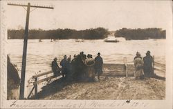 Fair Oaks (Bridge?) March 19th 1907 Flood California Postcard Postcard Postcard