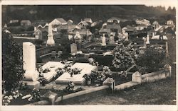 Graveyard Scene Ferndale, CA Postcard Postcard Postcard