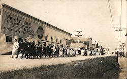 Parade or People Marching Postcard