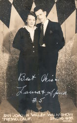 San Joaquin Valley Walkashow in 1935 Postcard