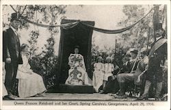Queen Frances Reinhard and Her Court, Spring Carnival, April 29, 1910 Postcard