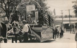 Court Cristororo Colombo Foresters of America Parade Float Postcard