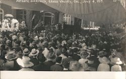 Patriotic Exercises, July 4, 1917 Postcard