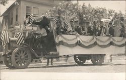 Grass Valley Parade Float Truck, July 4, 1907 Postcard