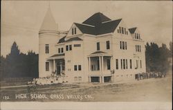 High School Grass Valley, CA Postcard Postcard Postcard
